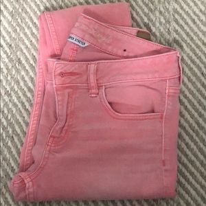 American Eagle Pink Jeans